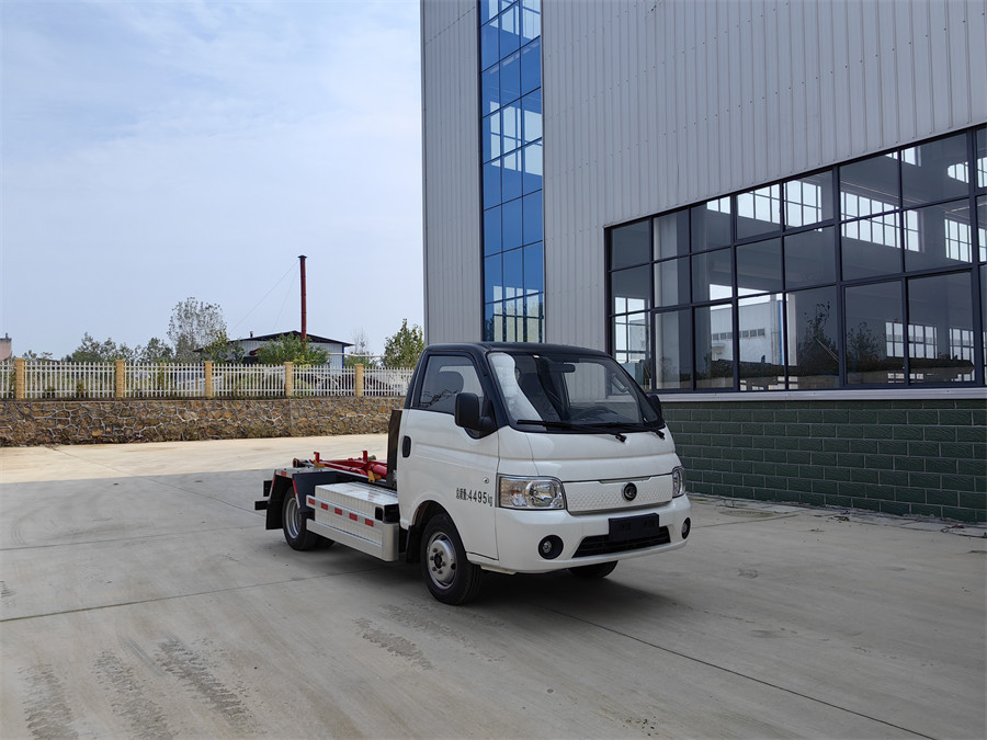 3方4.5噸 新能源純電動(dòng)藍(lán)牌勾臂垃圾車  壹為